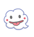 The clouds in the sky（個別スタンプ：11）