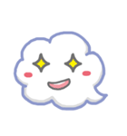 The clouds in the sky（個別スタンプ：32）