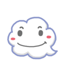 The clouds in the sky（個別スタンプ：34）