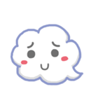 The clouds in the sky（個別スタンプ：40）