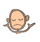 ほのぼのおさるマン（個別スタンプ：19）