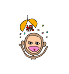 ほのぼのおさるマン（個別スタンプ：29）