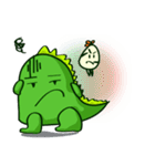 Funny Green Dino（個別スタンプ：12）