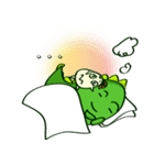 Funny Green Dino（個別スタンプ：15）