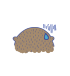 brown bear with little ears（個別スタンプ：16）