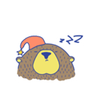 brown bear with little ears（個別スタンプ：21）