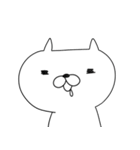 くまのようなうさぎとねこのゆるスタンプ（個別スタンプ：5）