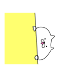 くまのようなうさぎとねこのゆるスタンプ（個別スタンプ：22）