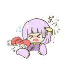 中華少女とパンダさん（個別スタンプ：9）