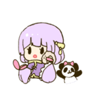 中華少女とパンダさん（個別スタンプ：34）