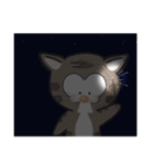 Mr Grey Little Cat 3 with TC（個別スタンプ：23）