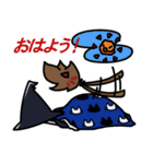 魔女と狼箒（個別スタンプ：3）