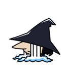 魔女と狼箒（個別スタンプ：8）