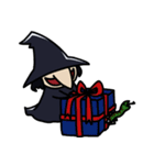 魔女と狼箒（個別スタンプ：34）