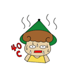 Love to eat pineapple small farmer（個別スタンプ：13）