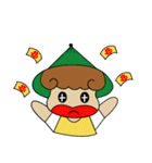 Love to eat pineapple small farmer（個別スタンプ：38）