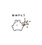 ふつうのどこにでもいそうな地球のうさぎ（個別スタンプ：36）