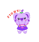 Get Movin！ Purple Koala- Vol.1 (English)（個別スタンプ：3）