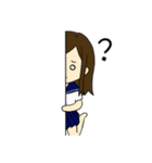 High school life(girl)（個別スタンプ：16）