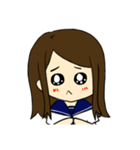 High school life(girl)（個別スタンプ：17）
