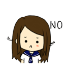 High school life(girl)（個別スタンプ：20）