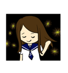 High school life(girl)（個別スタンプ：23）