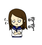 High school life(girl)（個別スタンプ：29）