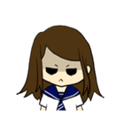 High school life(girl)（個別スタンプ：30）