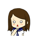 High school life(girl)（個別スタンプ：34）