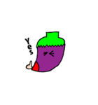 ナスびんたろう（個別スタンプ：1）