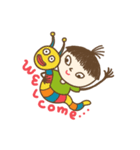 Naughty kid around the world（個別スタンプ：3）
