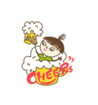 Naughty kid around the world（個別スタンプ：4）