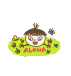 Naughty kid around the world（個別スタンプ：6）