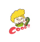 Naughty kid around the world（個別スタンプ：11）