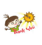 Naughty kid around the world（個別スタンプ：12）