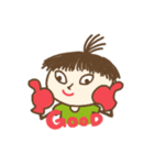 Naughty kid around the world（個別スタンプ：14）
