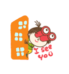 Naughty kid around the world（個別スタンプ：17）
