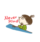 Naughty kid around the world（個別スタンプ：21）