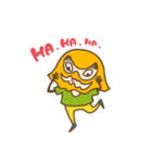 Naughty kid around the world（個別スタンプ：24）