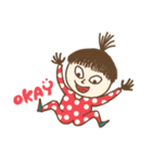 Naughty kid around the world（個別スタンプ：25）