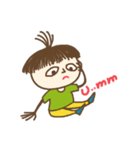 Naughty kid around the world（個別スタンプ：28）