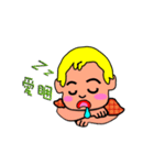 so cute boy＆girl's happy life 1（個別スタンプ：13）