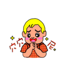 so cute boy＆girl's happy life 1（個別スタンプ：14）