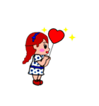 so cute boy＆girl's happy life 1（個別スタンプ：25）
