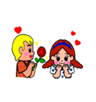 so cute boy＆girl's happy life 1（個別スタンプ：35）