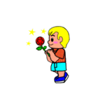 so cute boy＆girl's happy life 1（個別スタンプ：37）