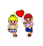 so cute boy＆girl's happy life 2（個別スタンプ：23）