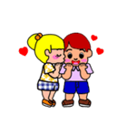 so cute boy＆girl's happy life 2（個別スタンプ：26）