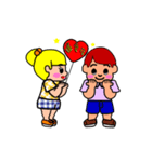 so cute boy＆girl's happy life 2（個別スタンプ：39）