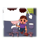 so cute boy＆girl's happy life 3（個別スタンプ：38）